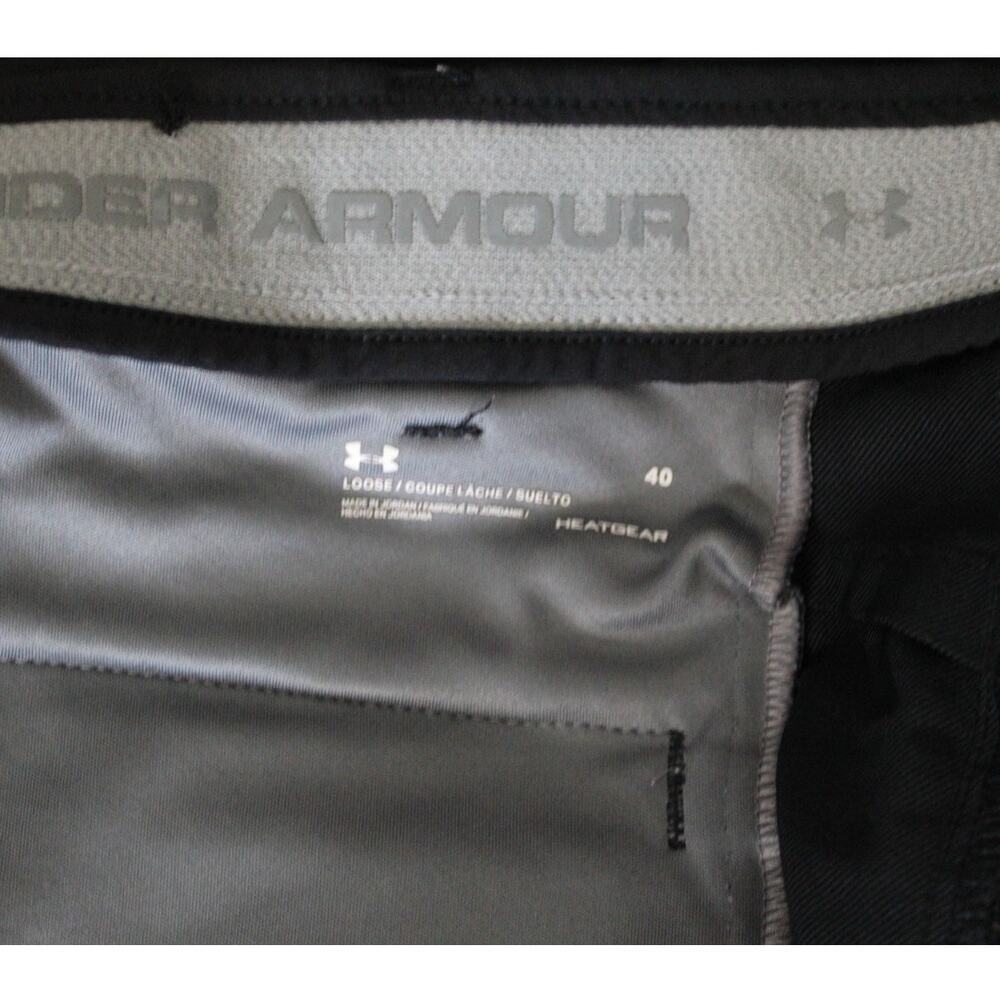 Under Armor Men's Black Matchplay Shorts Size 40W - Picture 5 of 5